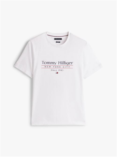 t-shirt man white TOMMY HILFIGER | MW0MW38621YBR